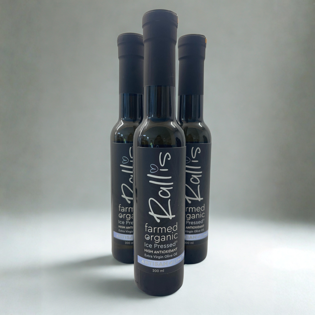 Farmed Greek Olive Oil | Single Estate | Extra Virgin | Ice Pressed | 200ML x 3